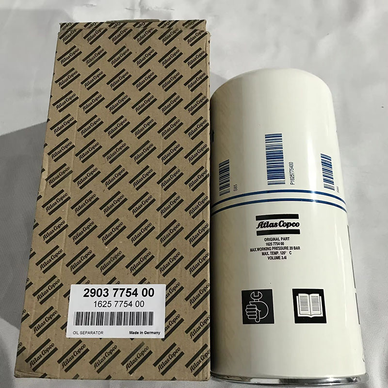 2903775400 = 1625775400 Atlas Copco vijačni zračni kompresorski oljni filter Original Original