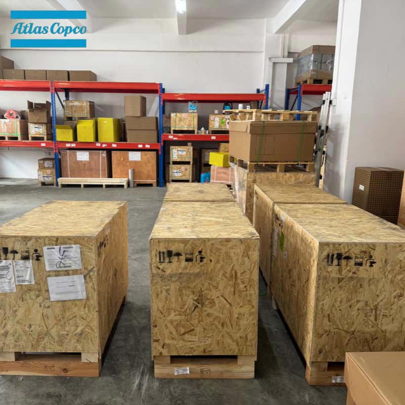 Atlas Copco 1616757591 2902022210 Originalni vijačni element zračnega konca serije GA GX Kompresorska glava