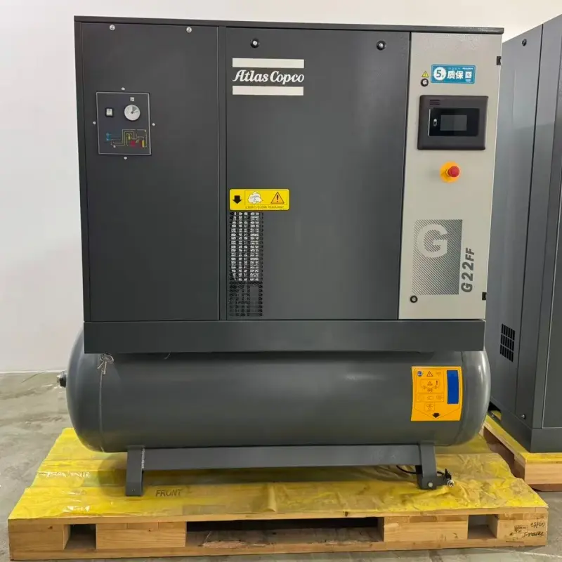 Atlas Copco G22FF 22kW 30HP Rotacijski vijačni zračni kompresor z vbrizgavanjem olja za industrijsko proizvodnjo