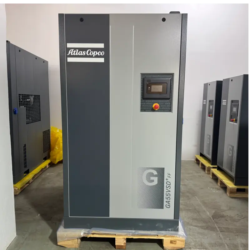 Atlas Copco GA55VSD+FF 55kW 75HP vijačni zračni kompresor z vbrizgavanjem olja Original za industrijsko
