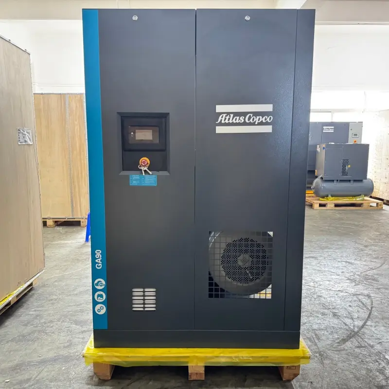 Atlas Copco GA90 90 kW 125 KM Rotacijski vijačni kompresor z vbrizgavanjem olja Original
