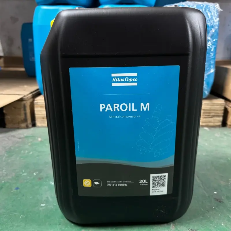 Atlas Copco Oil 1615594800 Paroil M mineralno mazivo za prenosne kompresorje Original