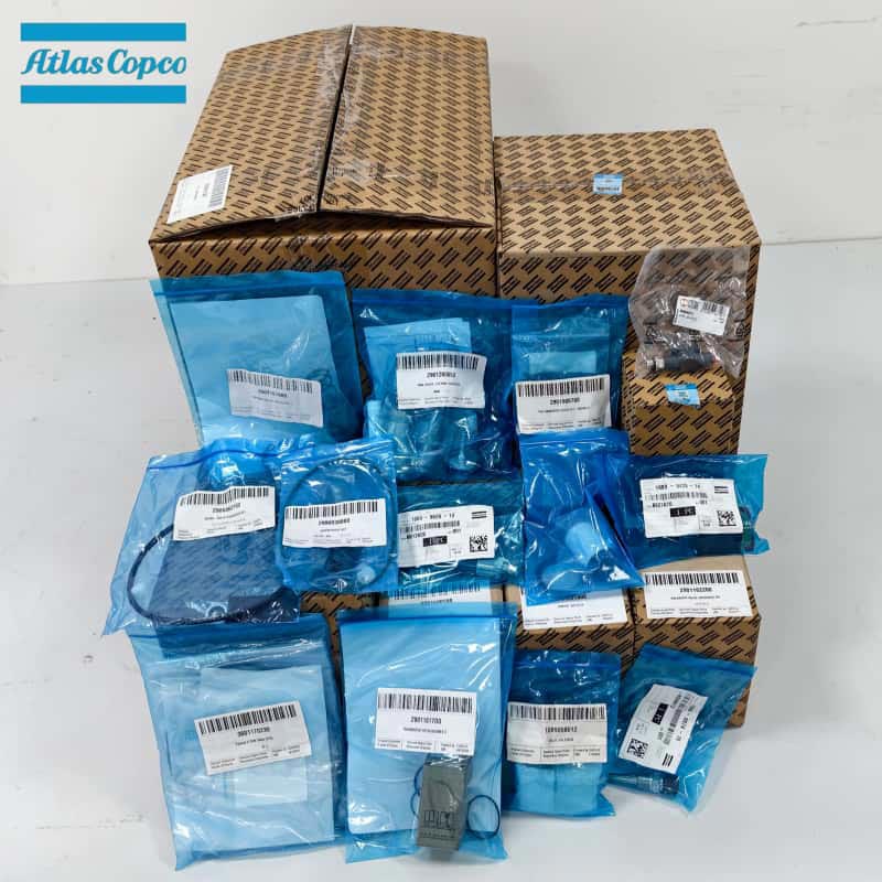 Atlas Copco Original Genuine Zračni kompresor Rezervni deli Oil Separator Filter Valve Unloader Servisni komplet Senzor EWD Drain