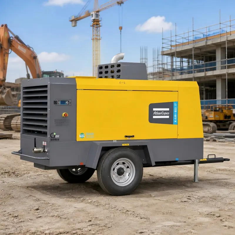 Atlas Copco X-Air+600-17 Prenosni dizelski kompresor 154kW Original
